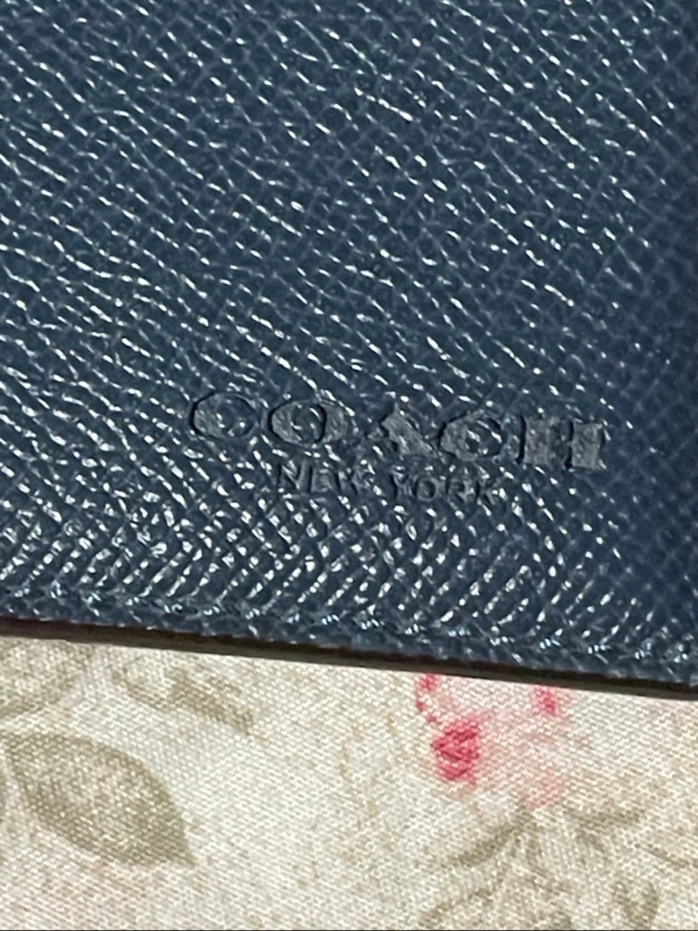 Vintage Bifold Blue COACH Wallets For Men never used - Picture 8 of 8
